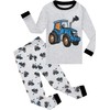 Little Hand Toddler Boys Tractor Pajama Set Long Sleeve Pyjamas