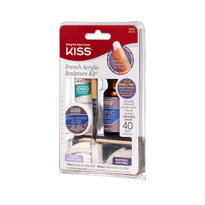 Kiss French Acrylic Sculpture Kit (2 PACK)