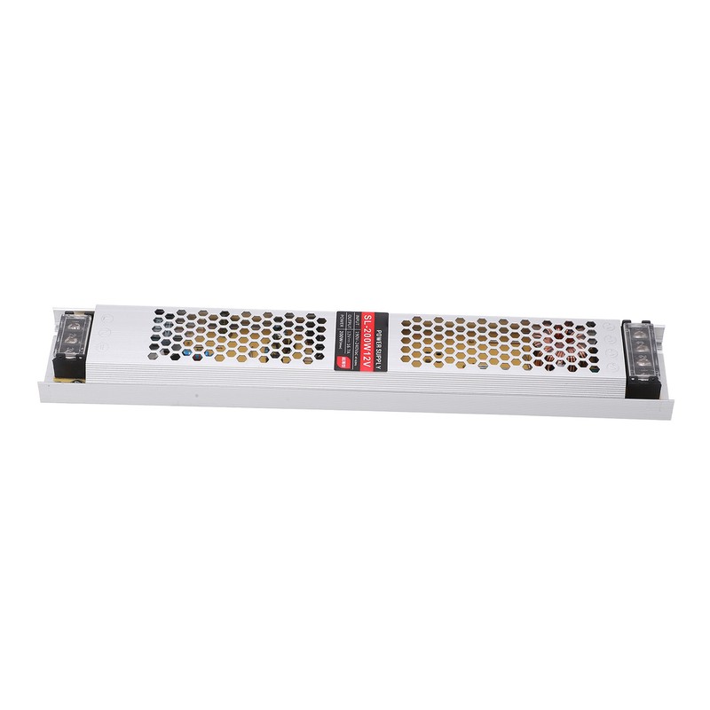 LED Power Supply Ultra Thin 190V‑240V AC Input 12V 16.7A