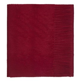 Lona Scott Pure Lambswool scarf - Wine (Shepherds Land), 165 X 30 cm
