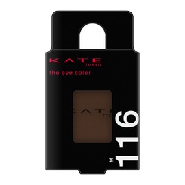 KATE M116 The Eye Color Eyeshadow, Matte, Mud Brown, Obsession, 1 Item