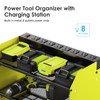 CCCEI Modular Power Tool Organizer Wall Mount with Charging Station.