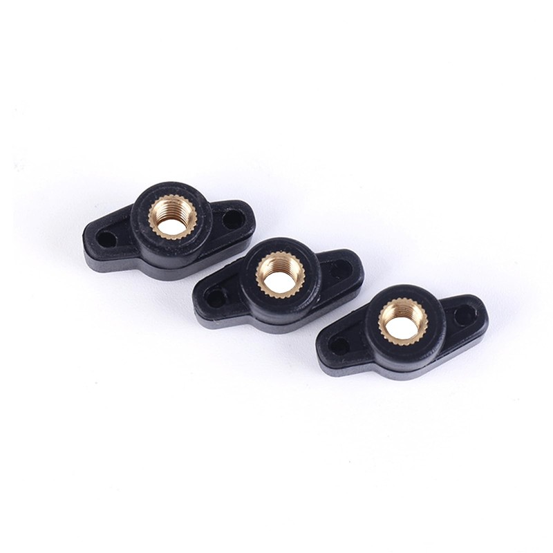 10PCS 1/4" Wing Knobs Through Hole T Knobs Hand Screw