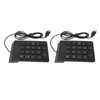 Wired Number Pad 18 Keys Ergonomic USB Plug and Play