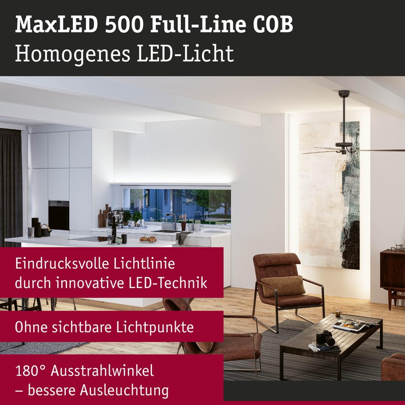Paulmann 71111 MaxLED 500 LED Strip Full-Line COB 3 m