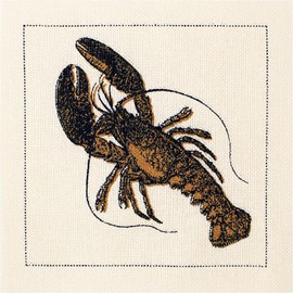 Five Star Napkins Crustacean Recycled Cotton Cocktail Napkin, 50-Pack, Assorted, 4.5" x 4.5", Natural