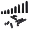 200 Pcs M3 Black Hex Socket Head Screw Steel Hex