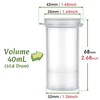 Maymom Water Tight Sample Vials, Bottle, Cup, for Small Parts,