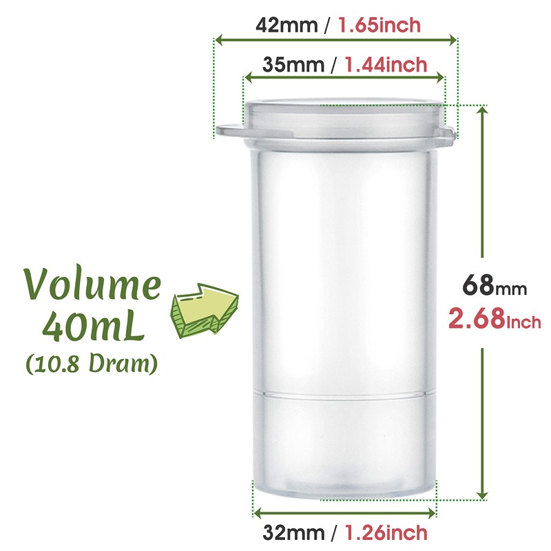 Maymom Water Tight Sample Vials, Bottle, Cup, for Small Parts,