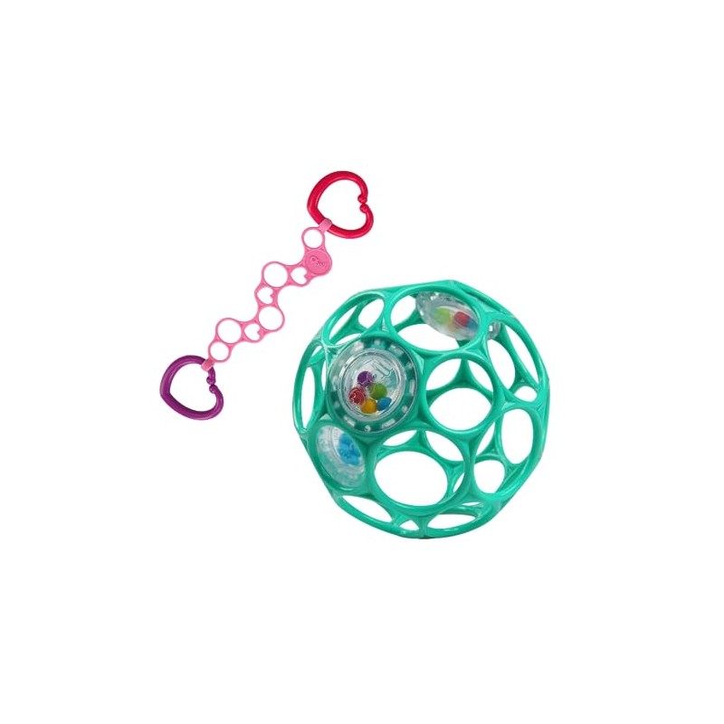 O'link [Pink] O'ball Rattle (Light Blue) Set