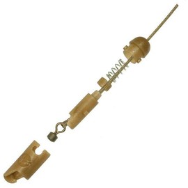 Korda Heli Safe Brown - 2 Lead Clips, Lead Clips, Fishing Accessories for Carp Fishing, Carp Accessories