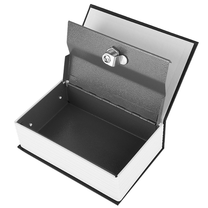 Black English Dictionary Safe Box Money Jewelry Collection Storage Case