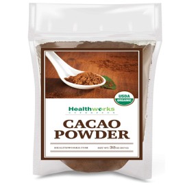 Healthworks Superfoods Organic Cacao Powder - 32 Oz / 2 Lbs - Cocoa Chocolate Substitute - Rich Choclate Flavour - Sugar-Free, Keto, Vegan & Non-GMO - Peruvian Bean/Nut Origin - Antioxidant Superfood