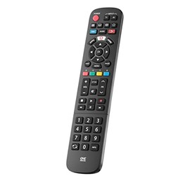 One For All Panasonic TV Replacement remote – Works with ALL Panasonic TVs – Learning feature -URC4914 (Renewed)