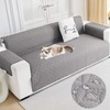ENVEHUG Loveseat Sofa Cover for 2 Cushion Couch Water Resistant