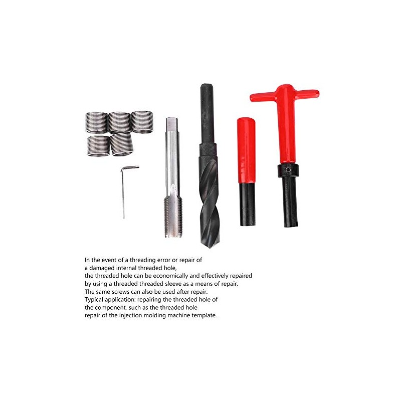 M18 x 1.5 Thread Repair Kit Stainless Steel Twist Drill