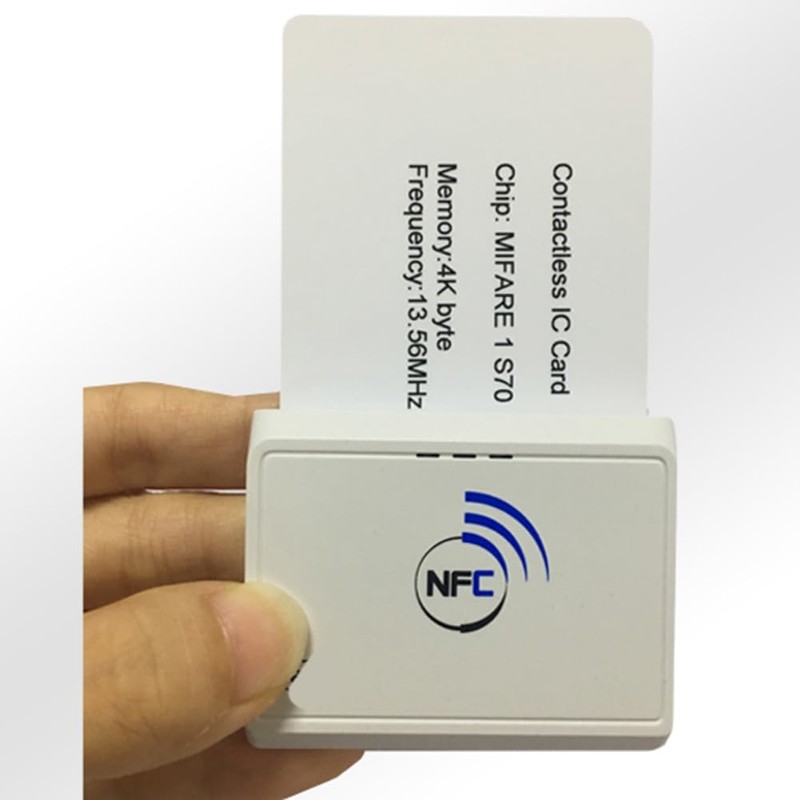 Wireless Contactless 13.56MHz NFC Reader Bluetooth Android RFID Mobile Card