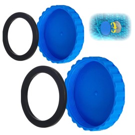 TenaLucy 2 Piece Winter Closure Set, Winter Closure Set for Intex and Bestway Pools, Winter Plug Pool with Matching Seals, Winter Sealing Cap, Pool, 100% Frost-Proof & Tight