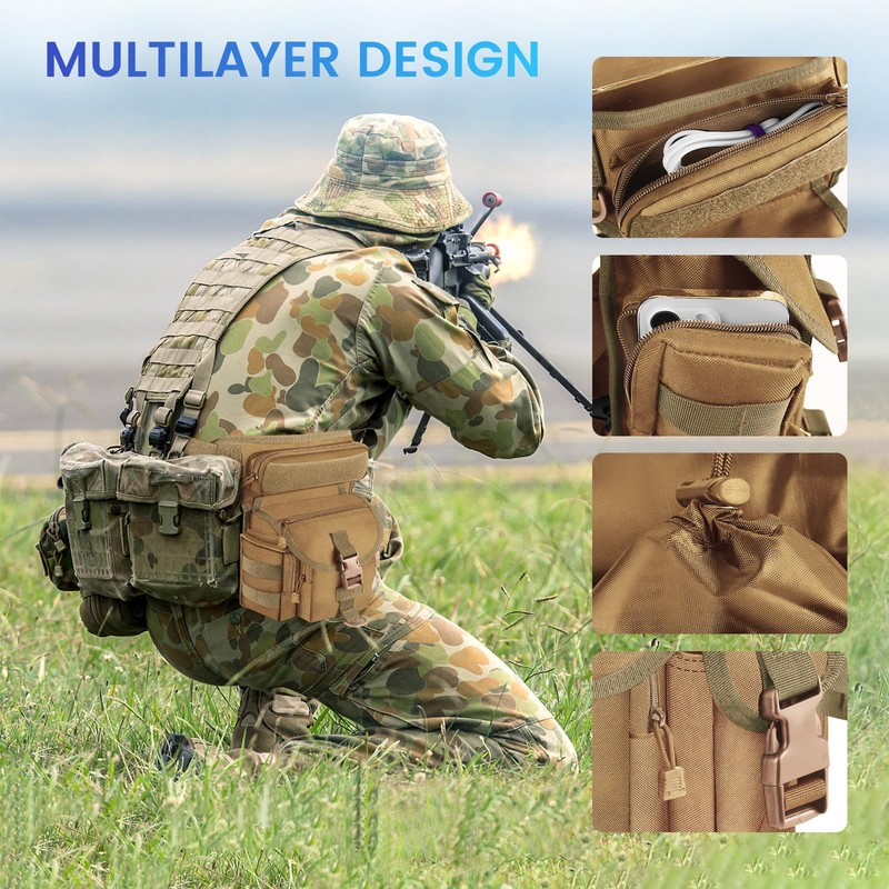 Metal Detecting Waist Bag, Drop Leg Bags, Waterproof Metal Detector