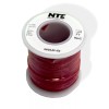 NTE Wire Hookup 24 Gauge 100 ft stranded red coating