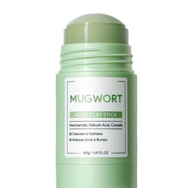 Clay Mask Stick, Deep pore Cleansing, Exfoliator Blackhead Remover Pore Cleanser Gentle Exfoliation Skin Brightening, Hydrating & Moisturizing Face Mud Mask for All Skin Types, Men & Women (Green)