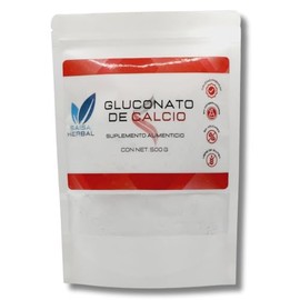 Gluconato de Calcio en Polvo 500 g | Grado Alimenticio | Ideal para Cocina Molecular y Gastronomía Creativa