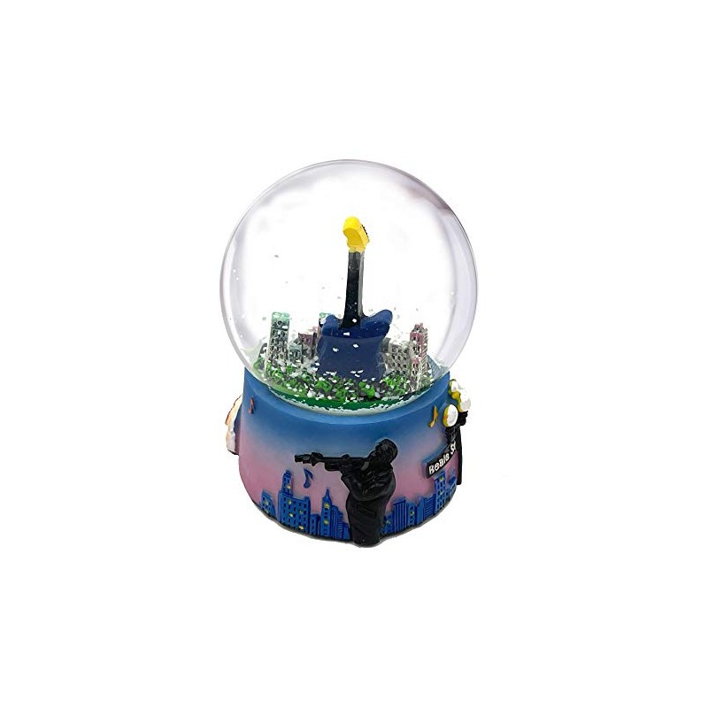City-Souvenirs Memphis Snow Globe Tennessee Waterglobe 3.5 Inches Tall