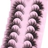 Fox Eye Lashes Wispy Faux Mink Lashes Volume Fairy Cat