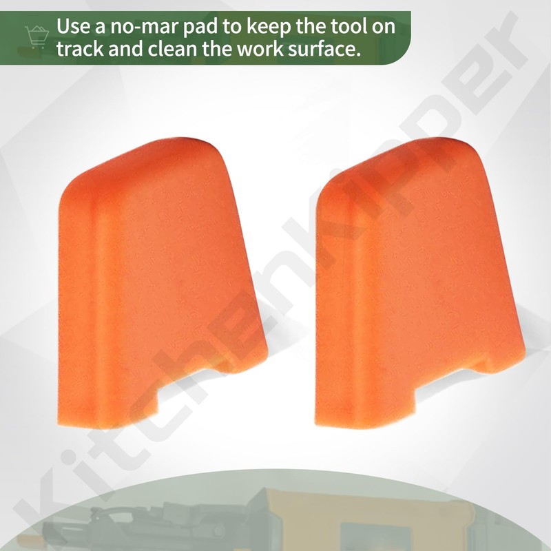 KitchenKipper 4 Pack 079007001093 No Mar Pad Compatible With Ridgid