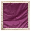Indian Consigners Solid Pink/Purple Velvet Cloth With Golden Shinny Border,