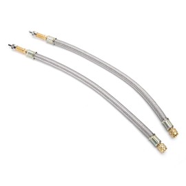 Tbest Valve Extension Valve 334000,Manguera Extensión para Inflar Llantas,2 uds Extensión de vástago de válvula de neumático de 300mm/11,8 Pulgadas para Camiones,caravanas,remolques,vehículos Pesados