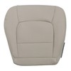 Priprilod Tan Leather Passenger Side Bottom Replacement Seat Cover Compatible
