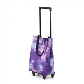 Happy Living Foldable Shopping Cart Shopping Cart (Purple Sky)