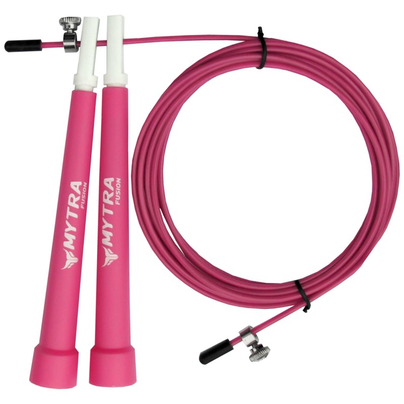 Mytra Fusion Adjustable Skipping Rope Wire Fitness Plastic Handle Fitness