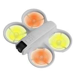 SZZCNOX 4Pcs Colorful Propellers for DJI Neo Drone, 5-Blade Propeller Paddles Compatible with DJI NEO, Quick Release Noise Reduction Propeller Wing Blades Drone Accessories (Gray)