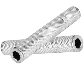 1/4 Inch Coupler, tunghey 2Pack 6.35mm TS and TRS Female to Female Barrel, Cost-Effective Plastic Stereo Cord Extender for Extending Guitar, Instrument, PA Speaker/Microphone/Patch Cables