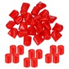 PATIKIL Round Rubber Caps 17 mm ID, Pack of 50