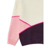 Vertbaudet Girls Colour Block Style Jumper, pink