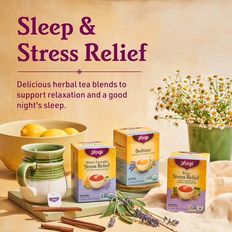 Yogi Tea Blueberry Sage Stress Relief - 16 Tea Bags