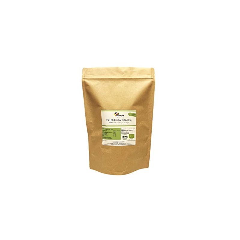 my-mosaik Organic Chlorella 500 g pellets, raw food quality, from