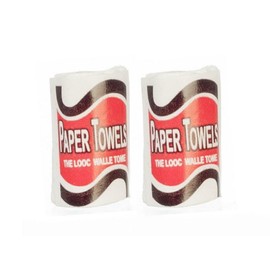 Dollhouse Miniature Paper Towels 2 Pack
