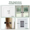 Barn Door Lock, 2 Pack 4” Barn Door Latch, Heavy