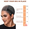 PORSMEER Lace Wig Cap with Grip Band for Holding Wigs