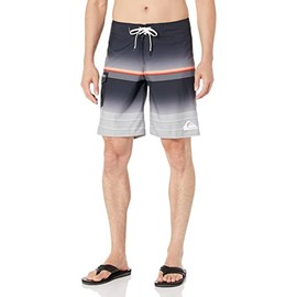 Quiksilver Traje de baño de 20 Pulgadas para Hombre, Black a Everday Stripe, 29