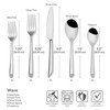 Towle Living Wave Flatware Service for 4, 20 Piece Set,