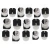 400Pcs Lot 1UF-1000UF 6.3V-50V 24 Value SMD Aluminum Electrolytic Capacitors