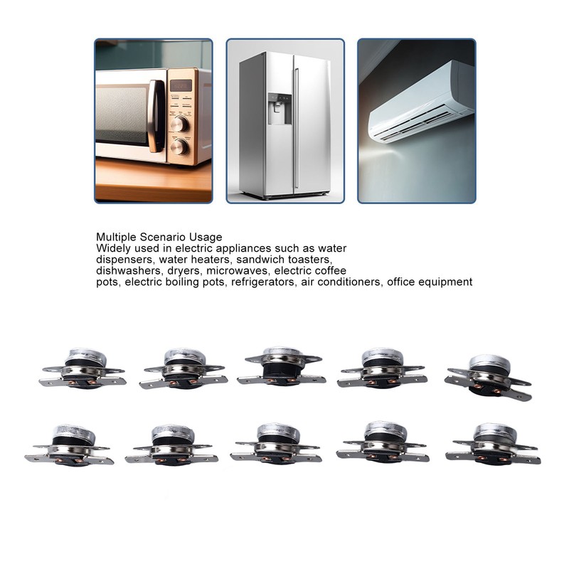 10PCS Thermal Control Switch KSD301 Normally Closed 135 Degrees Celsius