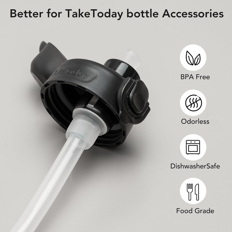 TakeToday Replacement Straw 32oz & 20oz Water Bottles | Reusable