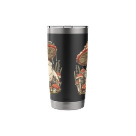 Blobfish Fish Cottagecore Aesthetic Mushroom Hat Stainless Steel Insulated Tumbler