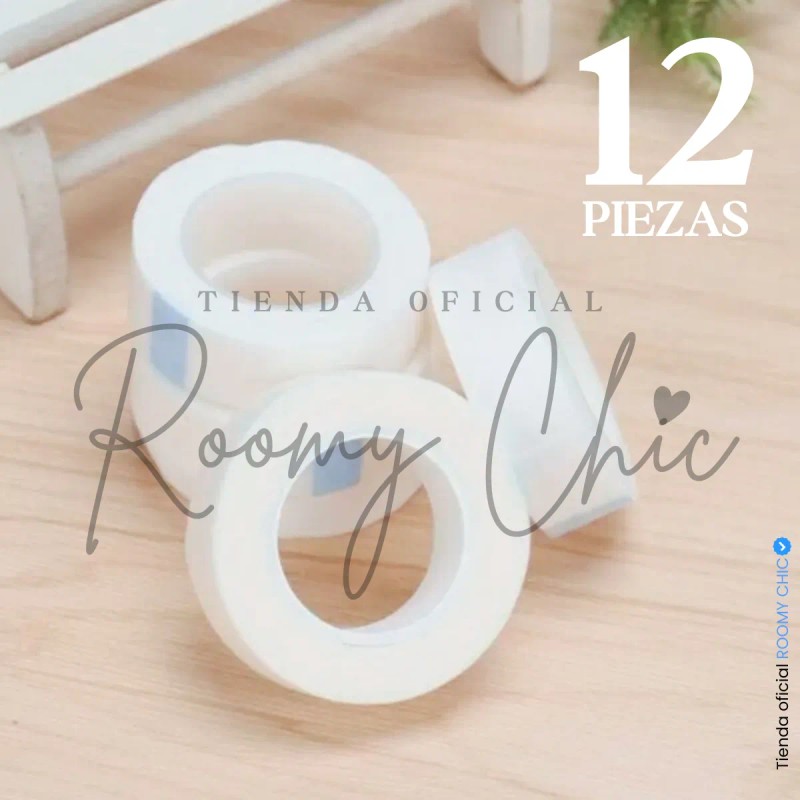 Cinta Micropore Extensiones Pestañas 1x1 Pelusa